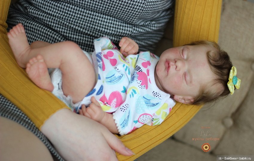 Малышка из молда Sam от скульптора Gudrun Legler