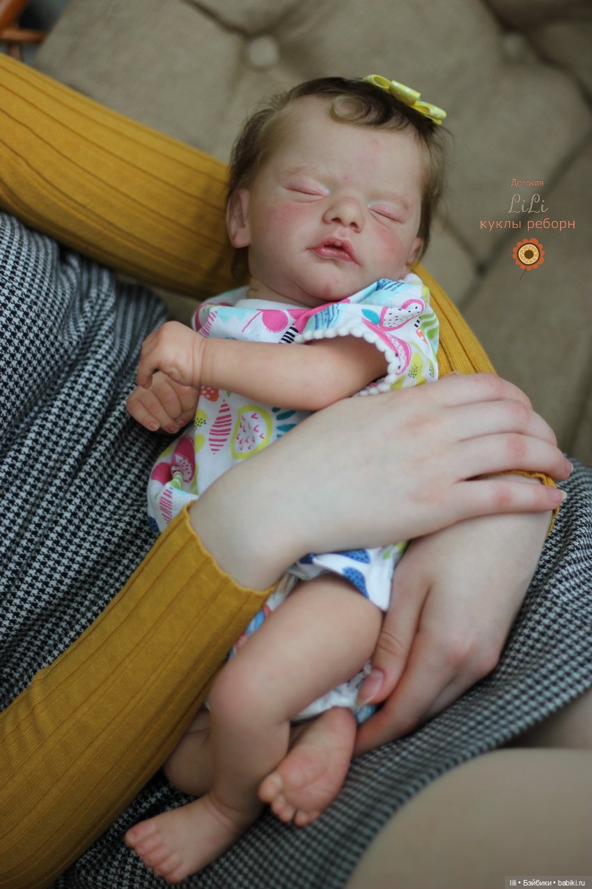 Малышка из молда Sam от скульптора Gudrun Legler