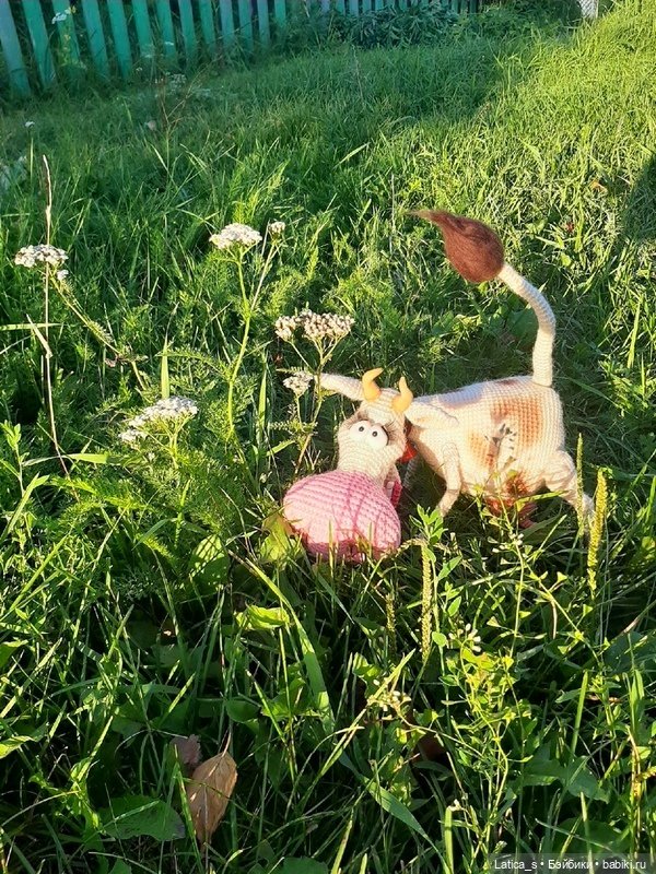 Корова Рябинка — Вязаные игрушки и амигуруми: крючком (фото 5)