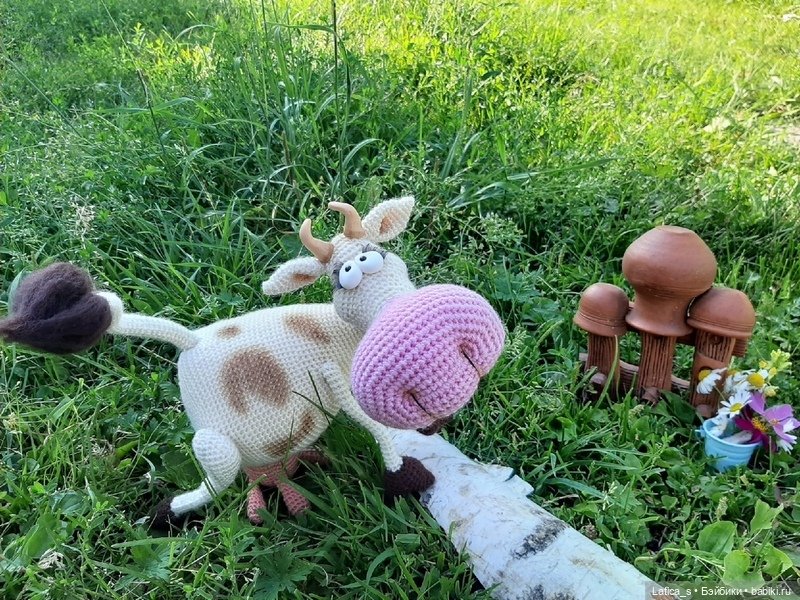 Корова Рябинка — Вязаные игрушки и амигуруми: крючком (фото 8)