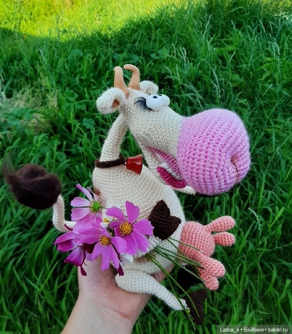 Корова Рябинка — Вязаные игрушки и амигуруми: крючком (фото 2)