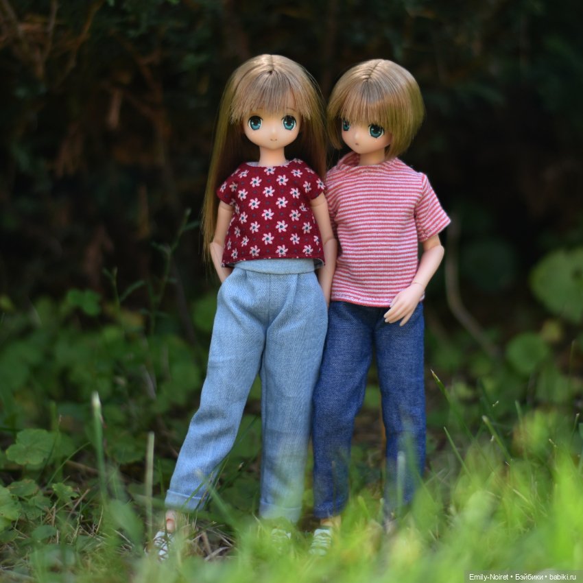 Двойняшки на прогулке — Аниме куклы (MJD/Винил): Imomo (фото 3)