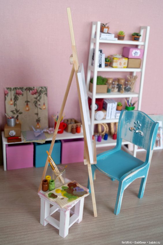 Мастерская для Рапуши — Румбоксы и кукольные интерьеры: фото (фото 7)