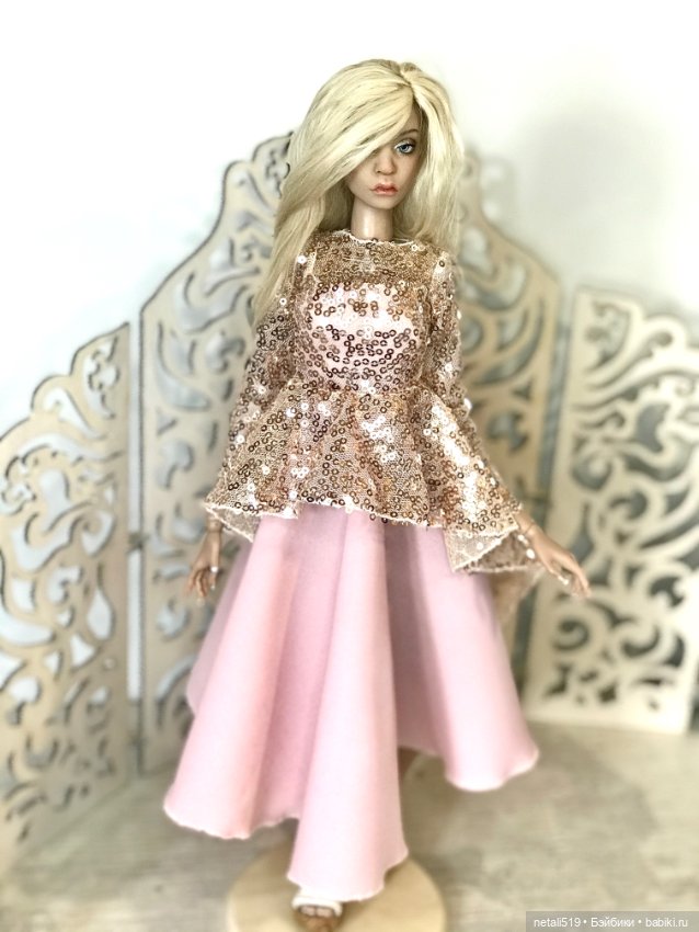 Платье трансформер 2 в 1 — Одежда и обувь для кукол BJD (БЖД): 1/3 (фото 4)