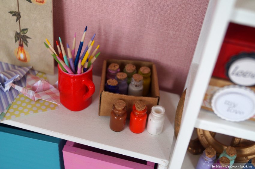 Мастерская для Рапуши — Румбоксы и кукольные интерьеры: фото (фото 10)