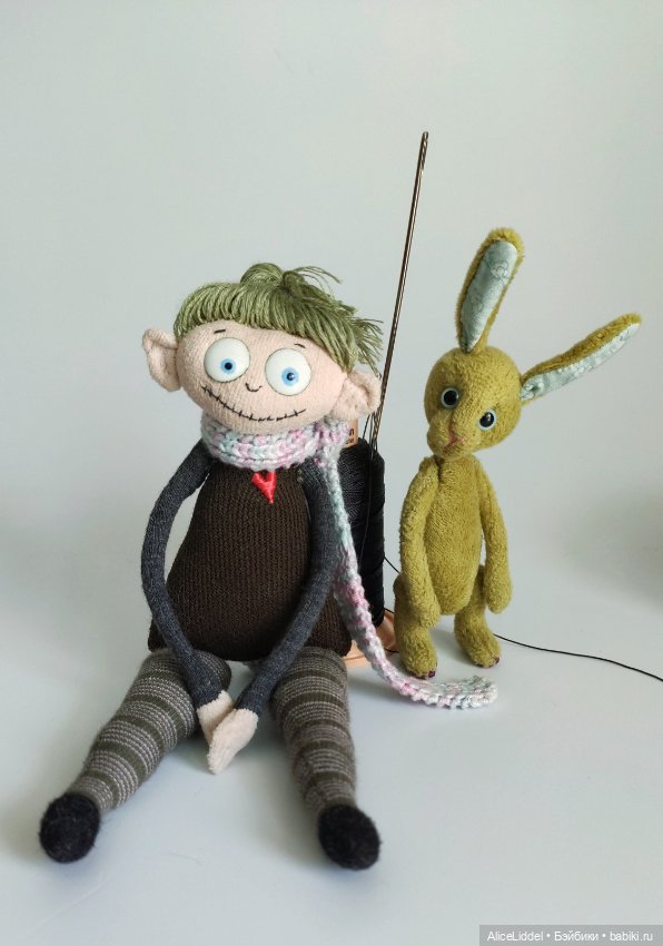 Йуля и Борман — Авторские игрушки из разных материалов: синельная проволока