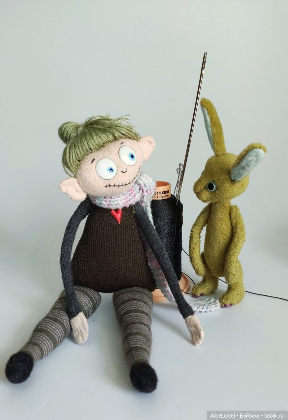 Йуля и Борман — Авторские игрушки из разных материалов: синельная проволока (фото 2)