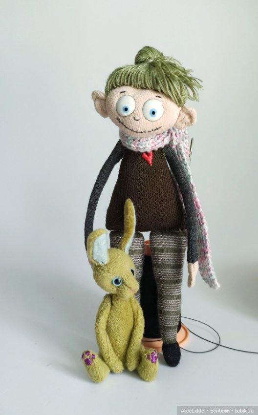 Йуля и Борман — Авторские игрушки из разных материалов: синельная проволока (фото 4)