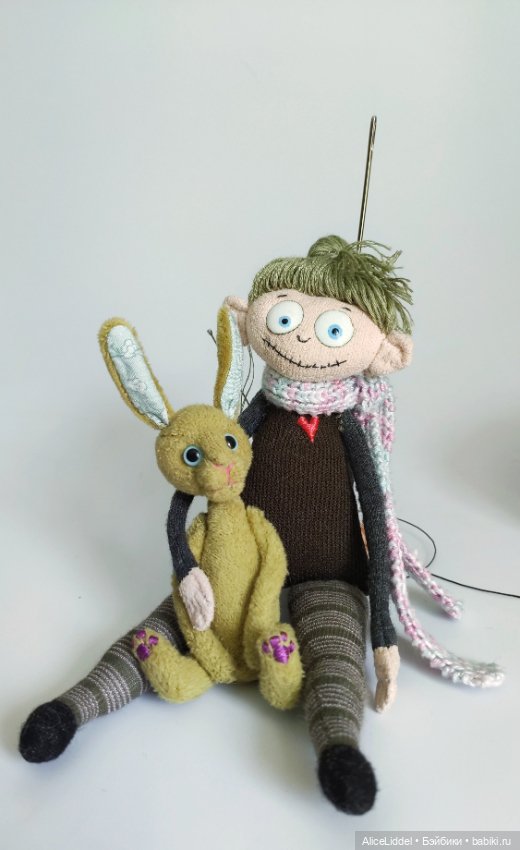 Йуля и Борман — Авторские игрушки из разных материалов: синельная проволока (фото 3)