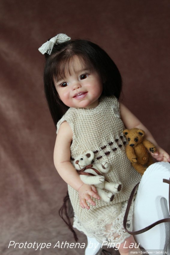 Mini toddler Athena скульптора Ping Lau, автор прототипа Conny Burke