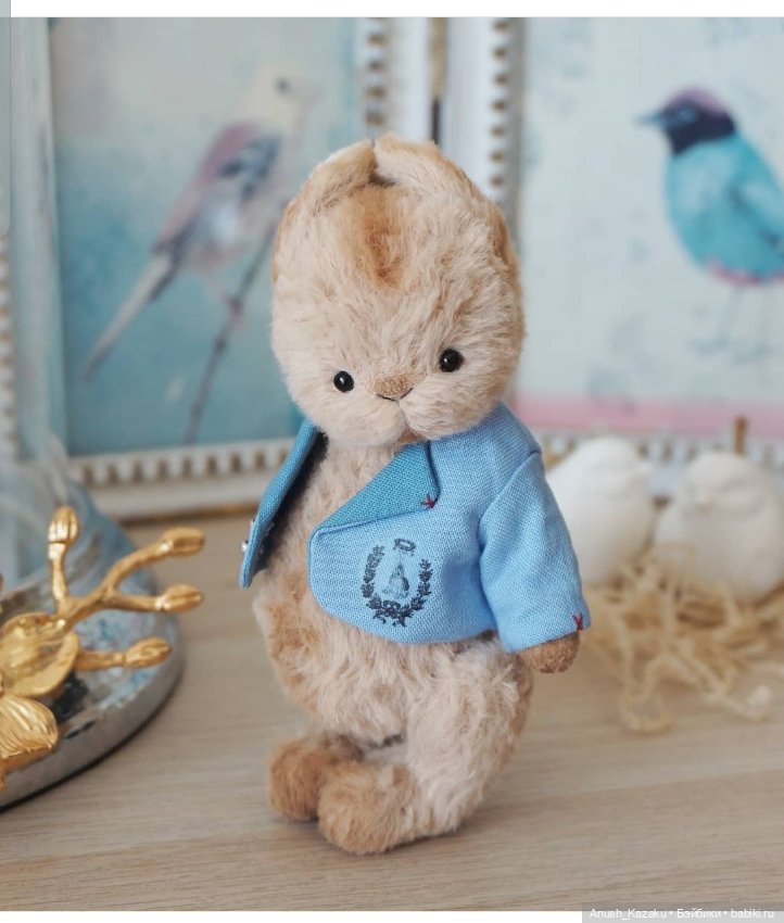 Зайка тедди — Авторские мишки Тедди и друзья: фото