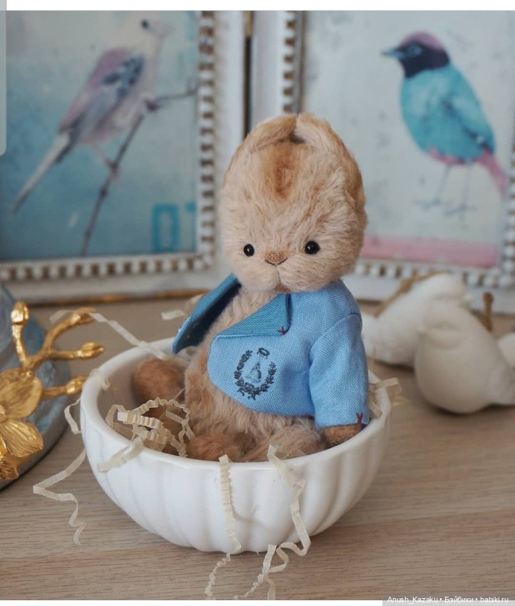 Зайка тедди — Авторские мишки Тедди и друзья: фото (фото 4)