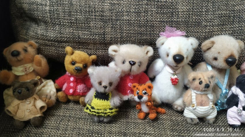 Моя коллекция мишек до 7 см (фото 6)