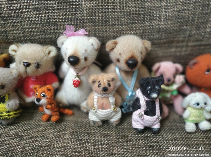 Моя коллекция мишек до 7 см (фото 4)