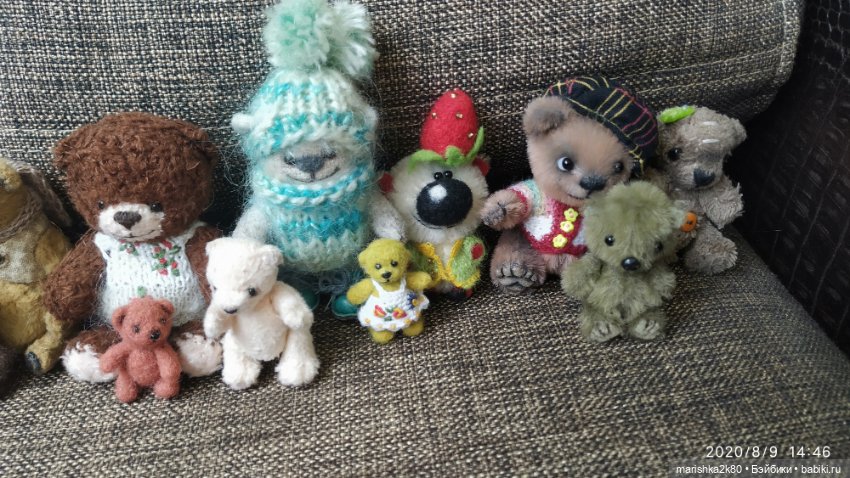 Моя коллекция мишек до 7 см (фото 9)