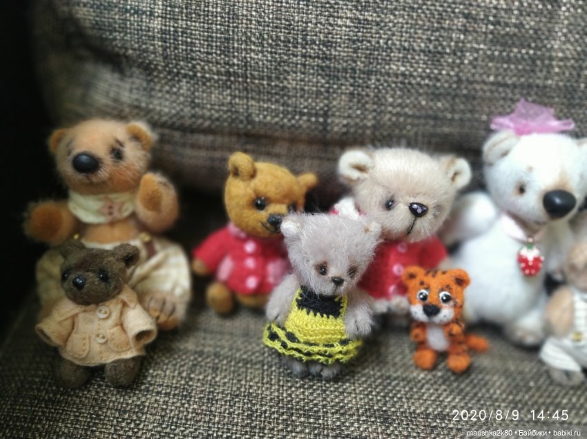 Моя коллекция мишек до 7 см (фото 3)