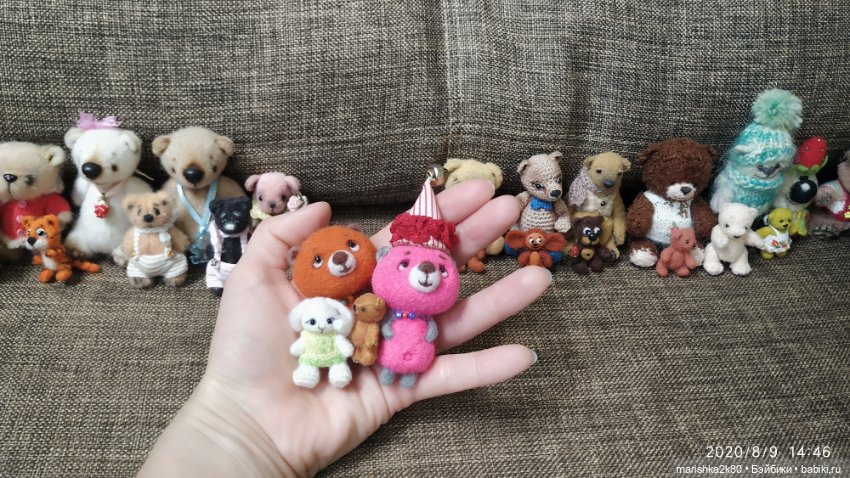 Моя коллекция мишек до 7 см (фото 10)