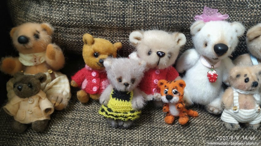 Моя коллекция мишек до 7 см (фото 5)