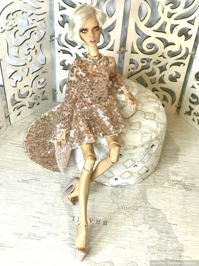 Создание пуфа — Одежда и обувь для кукол BJD (БЖД): 1/3 (фото 2)