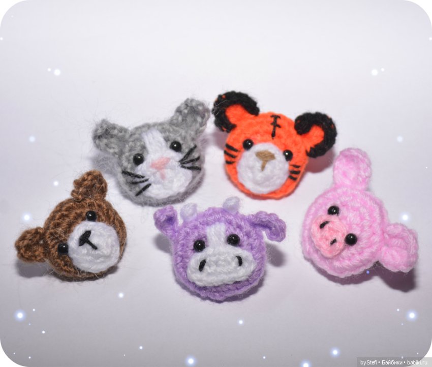 Звероброшки — Вязаные игрушки и амигуруми: крючком (фото 9)
