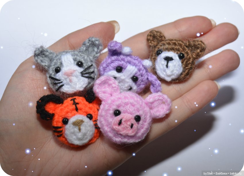 Звероброшки — Вязаные игрушки и амигуруми: крючком (фото 8)
