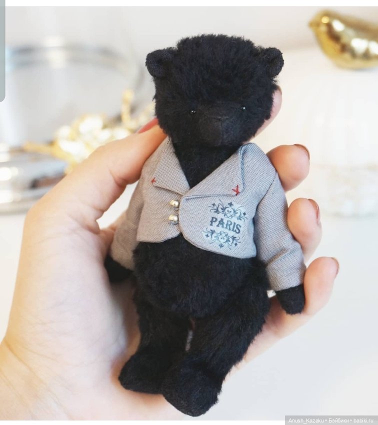 Новенький черныш — Авторские мишки Тедди и друзья: фото (фото 3)