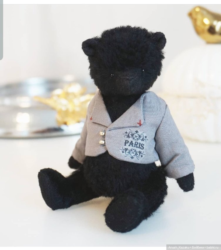 Новенький черныш — Авторские мишки Тедди и друзья: фото (фото 4)
