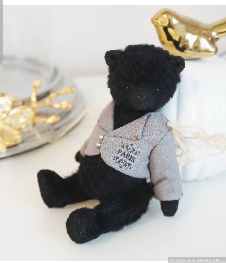 Новенький черныш — Авторские мишки Тедди и друзья: фото (фото 2)