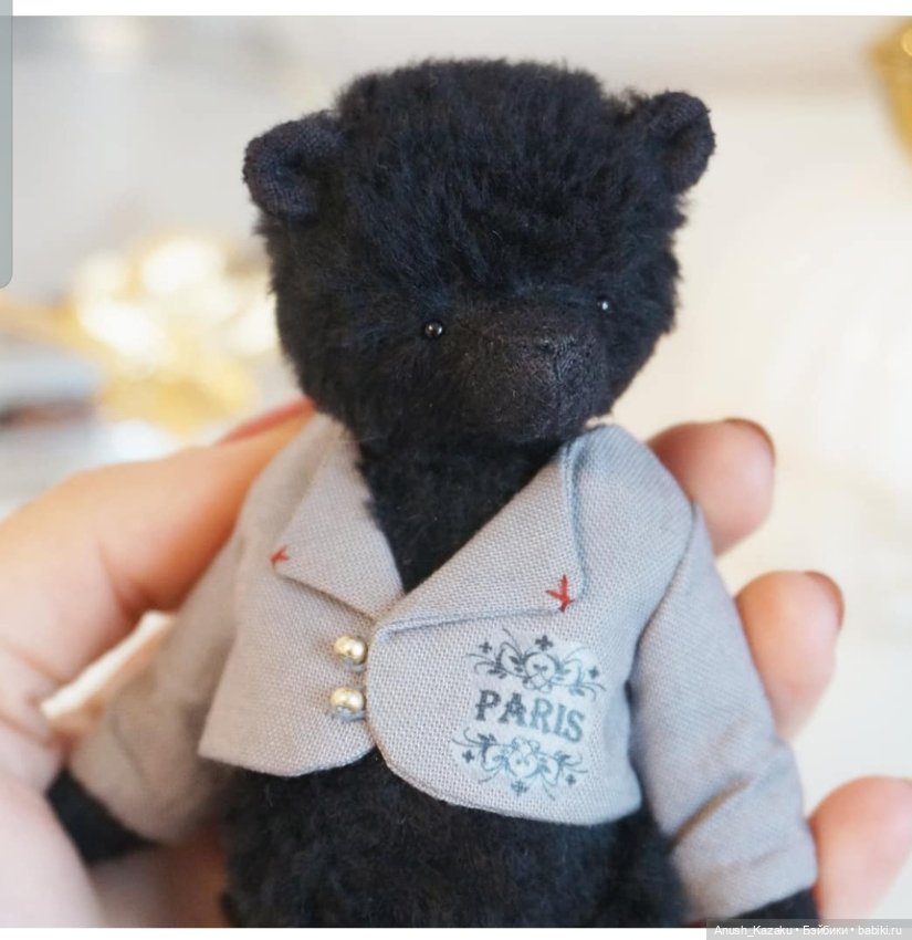 Новенький черныш — Авторские мишки Тедди и друзья: фото