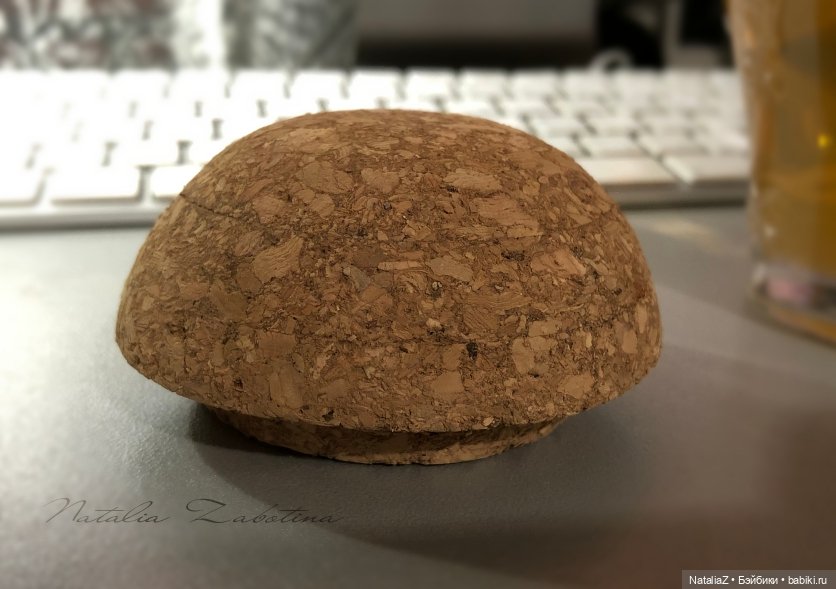 Пейт из пробки под парик — Реставрация антикварных кукол: ремонт фарфора (фото 10)