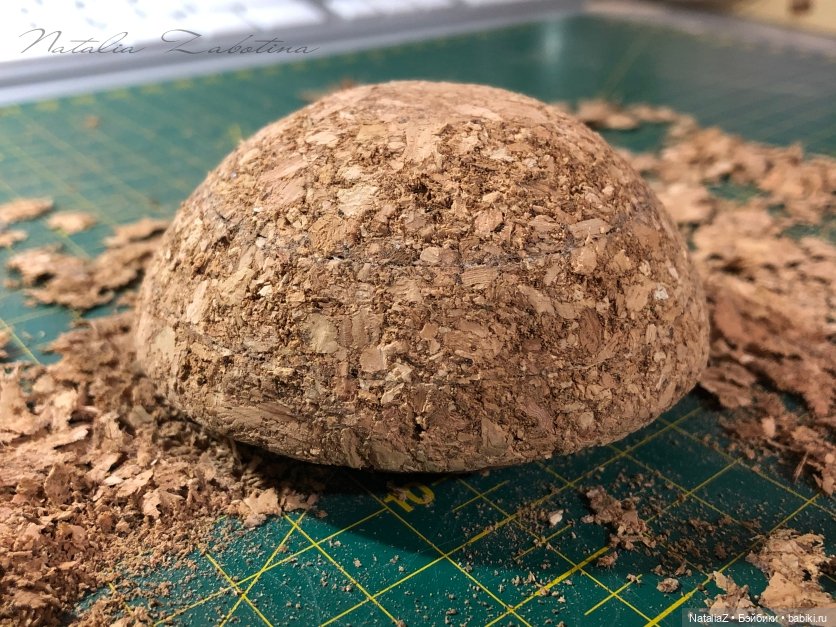 Пейт из пробки под парик — Реставрация антикварных кукол: ремонт фарфора