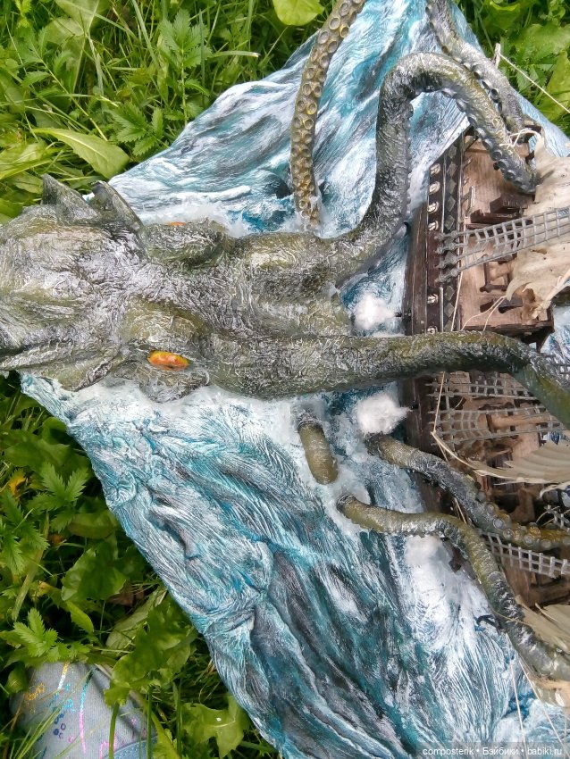 Кракен диорама — Другие хобби и увлечения: сад (фото 10)