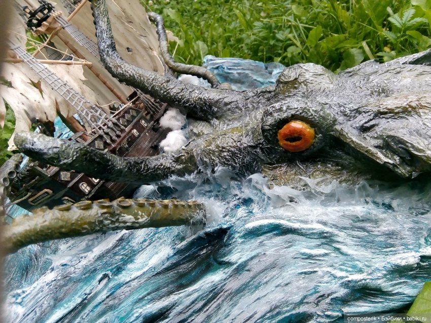 Кракен диорама — Другие хобби и увлечения: сад (фото 4)