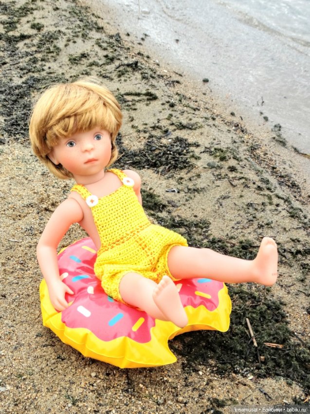 Алёша и лисёнок на пляже — Куклы Kathe Kruse (Кате/Кэте Крузе): фото (фото 10)