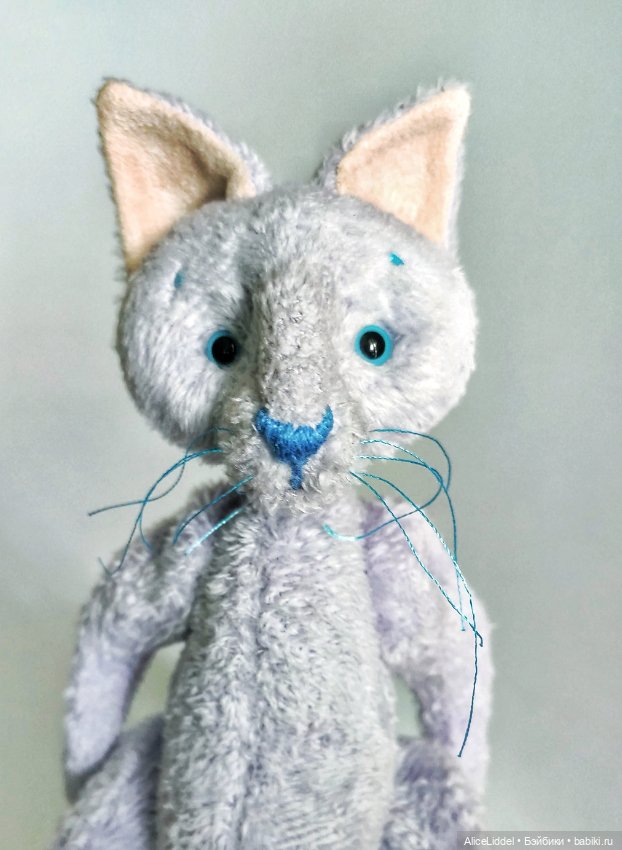 Котик Леонард — Авторские мишки Тедди и друзья: фото (фото 10)