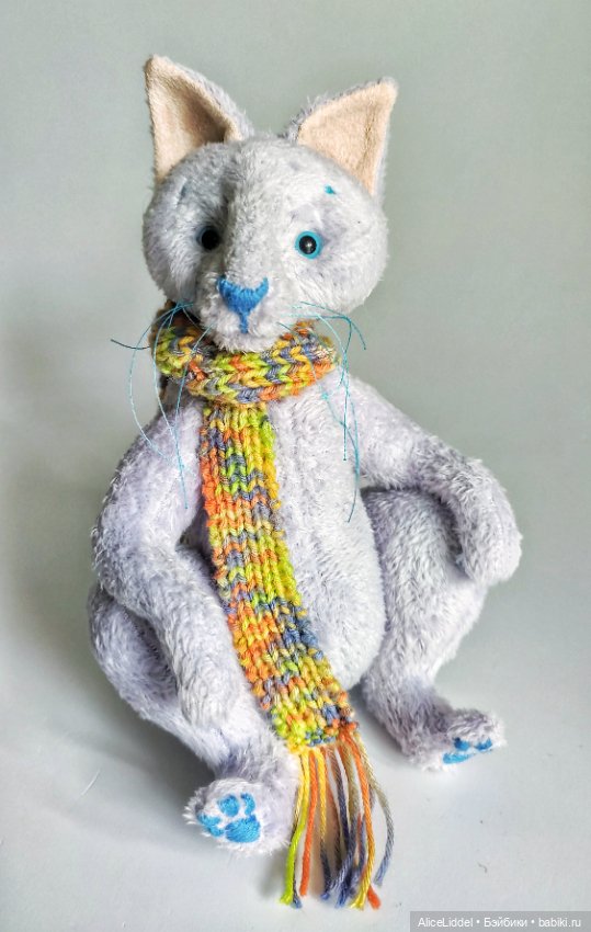 Котик Леонард — Авторские мишки Тедди и друзья: фото (фото 5)