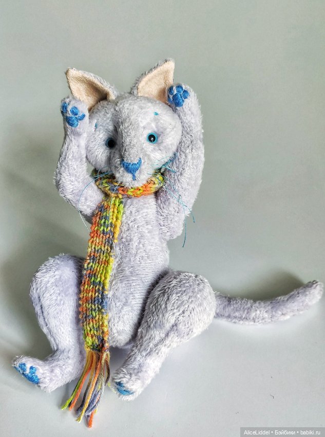 Котик Леонард — Авторские мишки Тедди и друзья: фото (фото 6)