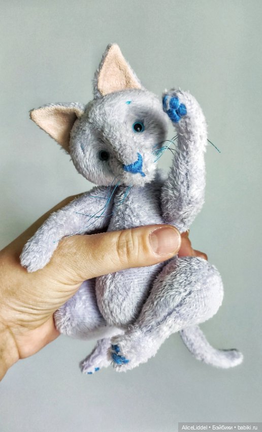 Котик Леонард — Авторские мишки Тедди и друзья: фото (фото 7)