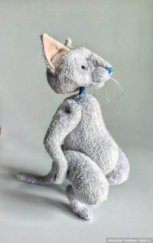 Котик Леонард — Авторские мишки Тедди и друзья: фото (фото 9)