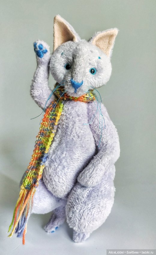 Котик Леонард — Авторские мишки Тедди и друзья: фото (фото 2)