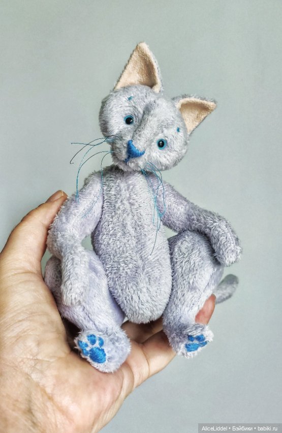 Котик Леонард — Авторские мишки Тедди и друзья: фото (фото 8)