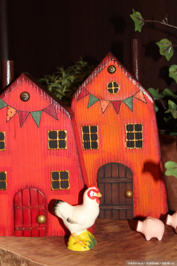 Деревянные домики Глазуновой Анны - "Огонёк"
