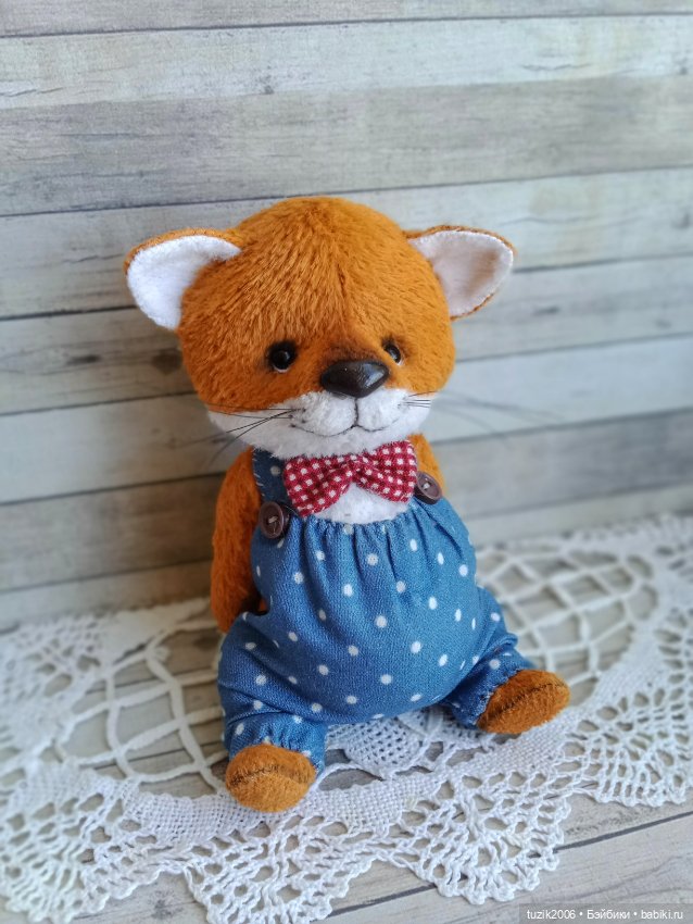 Лисёнок Шустрик — Авторские мишки Тедди и друзья: фото