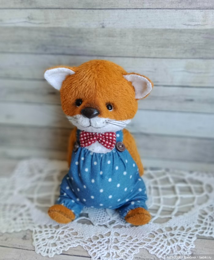 Лисёнок Шустрик — Авторские мишки Тедди и друзья: фото (фото 4)