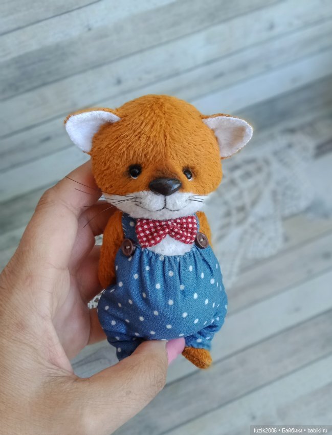 Лисёнок Шустрик — Авторские мишки Тедди и друзья: фото (фото 3)