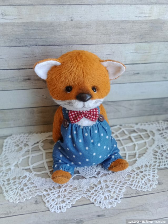 Лисёнок Шустрик — Авторские мишки Тедди и друзья: фото (фото 2)