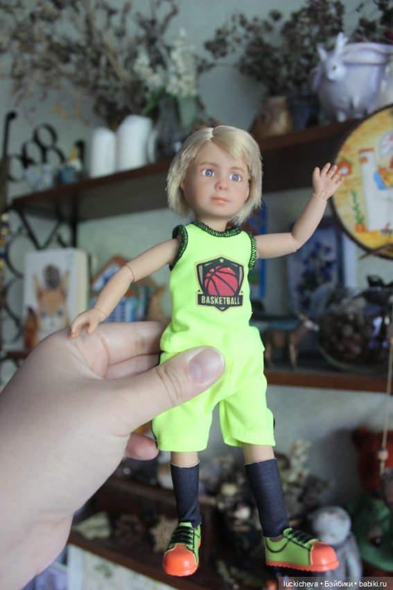 Хороший мальчик Миша ждёт свой счастливый билет... Обаятельный ооак шарнирного мальчика Михаила от Kruselings