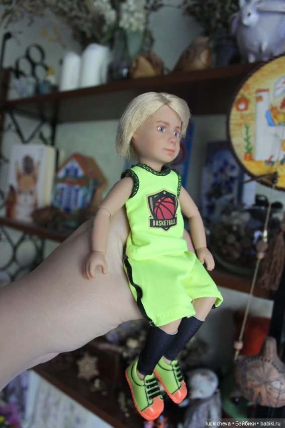 Хороший мальчик Миша ждёт свой счастливый билет... Обаятельный ооак шарнирного мальчика Михаила от Kruselings