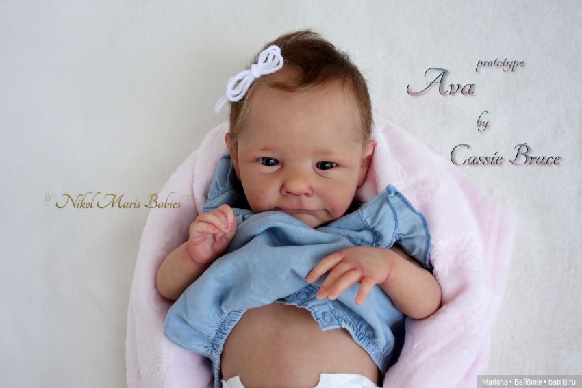 Реборн Ava скульптора Cassie Ann Brace, автор прототипа Nikol Maris (фото 8)