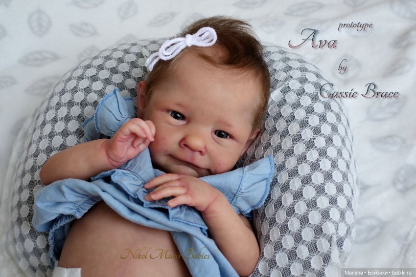 Реборн Ava скульптора Cassie Ann Brace, автор прототипа Nikol Maris (фото 5)